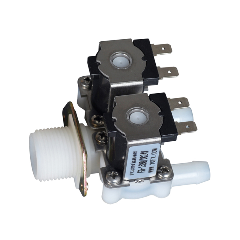 AC 2 Way One Inlet Two Outlet Washing Machine Solenoid Valve